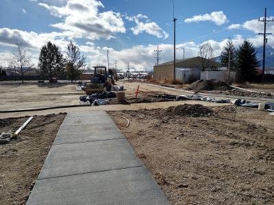 Construction parking lot 11.7.21